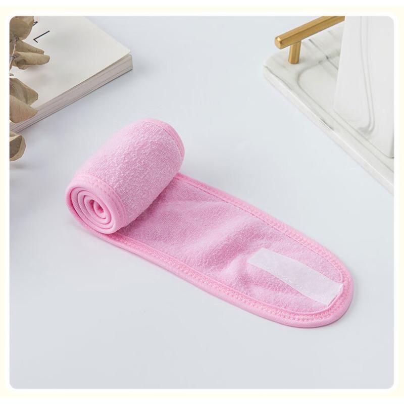 Face Washing Hair Band Beauty Salon Wide Edge Hair Scarf for Women Beauty Makeup Velcro Hair Band