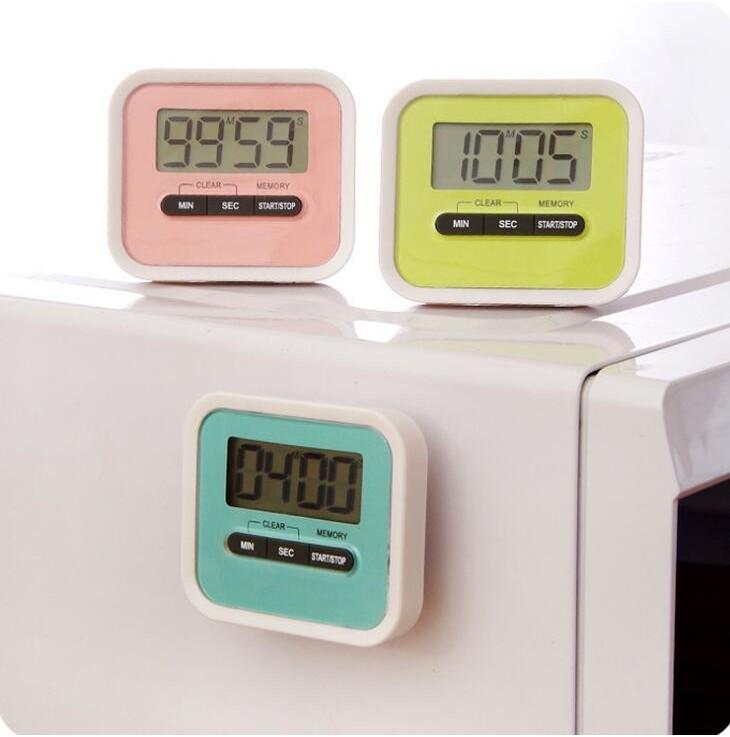 Ultra Stylish Magnetic Digital Lcd Kitchen Timer With Fashionable Design For Kitchens