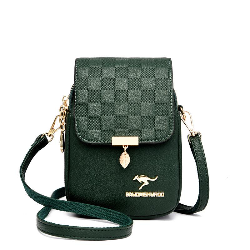New Style of Women's Mobile Phone Bag Embossed One-shoulder Crossbody Bag Middle-aged Mother Summer Change Bag Trendy
