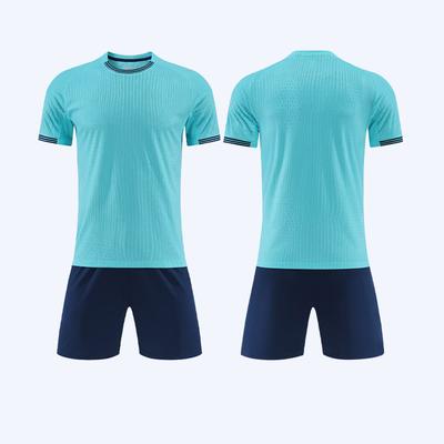Summer Quick Dry Football Jersey Set Adult Short Sleeve Training Uniform