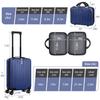 2-Piece Hardshell Luggage Set (20"+14") - Nesting Spinner W/ 360° Wheels & TSA Lock, Lightweight Expandable for Family Travel