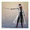 TAMASHII NATIONS SHFiguarts Rurouni Kenshin -Meiji Swordsman Romantic Story- Shinomori Aoshi, ca. 165 mm, bewegliche Figur aus PVC und ABS, bemalt
