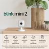 Caméra - BLINK HOME SECURITY - Mini 2 - Système 2 Caméras - Blanc