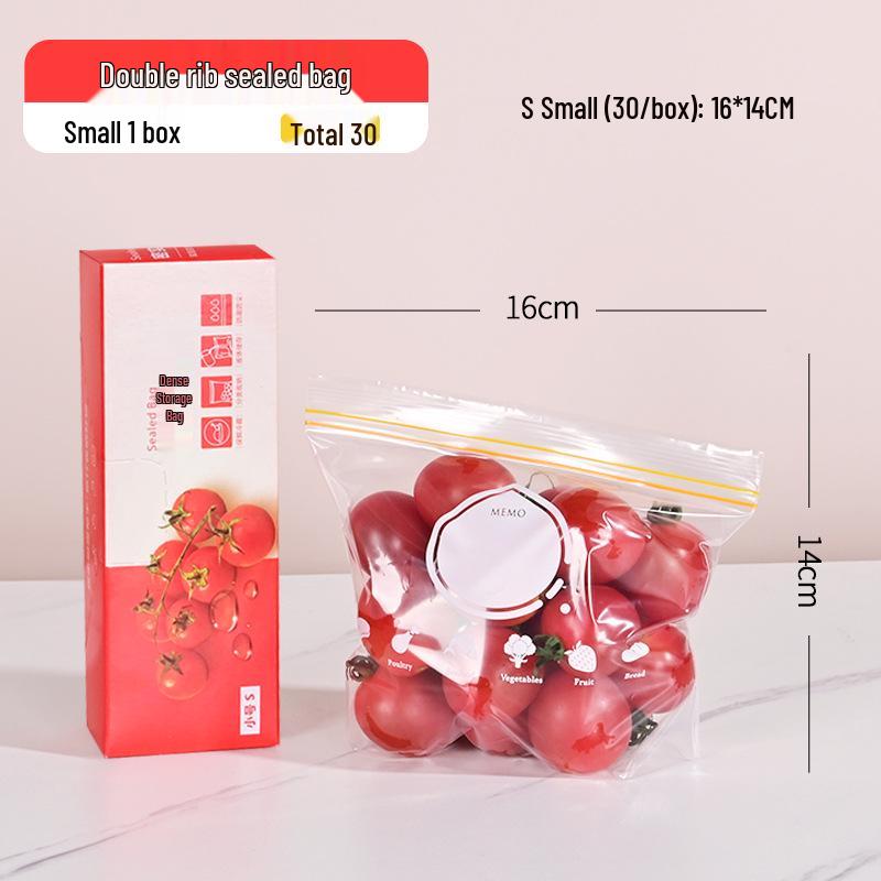 Thickened Self-Sealing Multi-Functional Freezer Storage Bags for Kitchen
