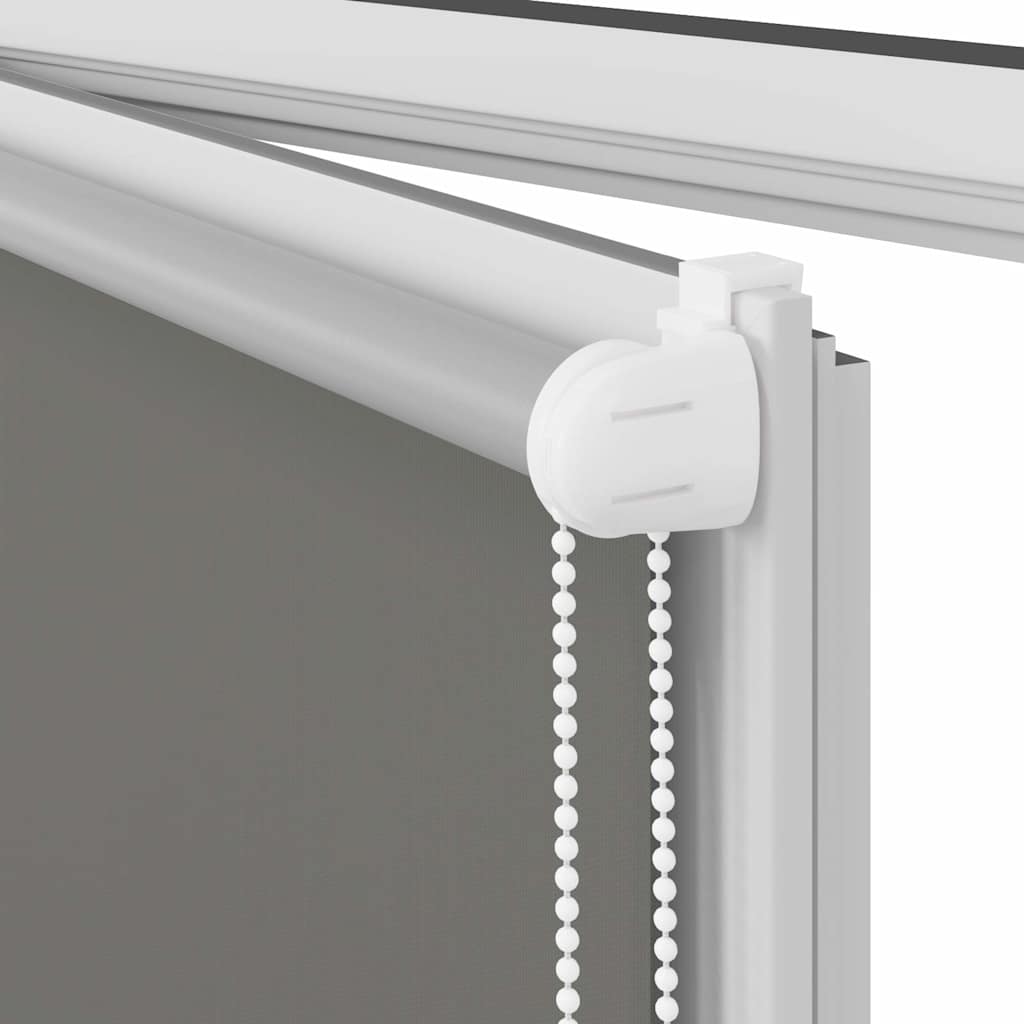 Blackout Roller Blind Grey 65x175 cm Fabric Width 60.7 cm Polyester