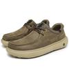 2026 Matte Leather Men's Casual Shoes - Lightweight, Wear-Resistant, Retro Style with Thick Sole - Trendy Spring Driving Footwear