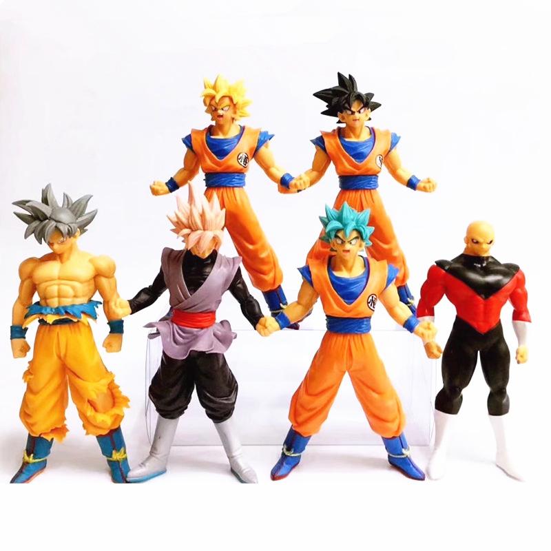 Ball Collectible Dragon Z Figurines 7 Inch Pvc Super Saiyan Goku Vegeta Broly Model Figures