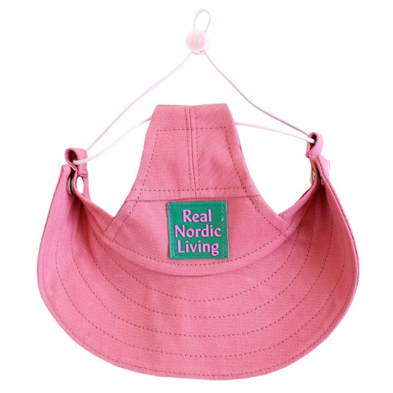 Companion Animal Shade Hat with Arched Bill Front and Pull Cord Wear for Bright Walks, Day Use, Park Days and Travel
