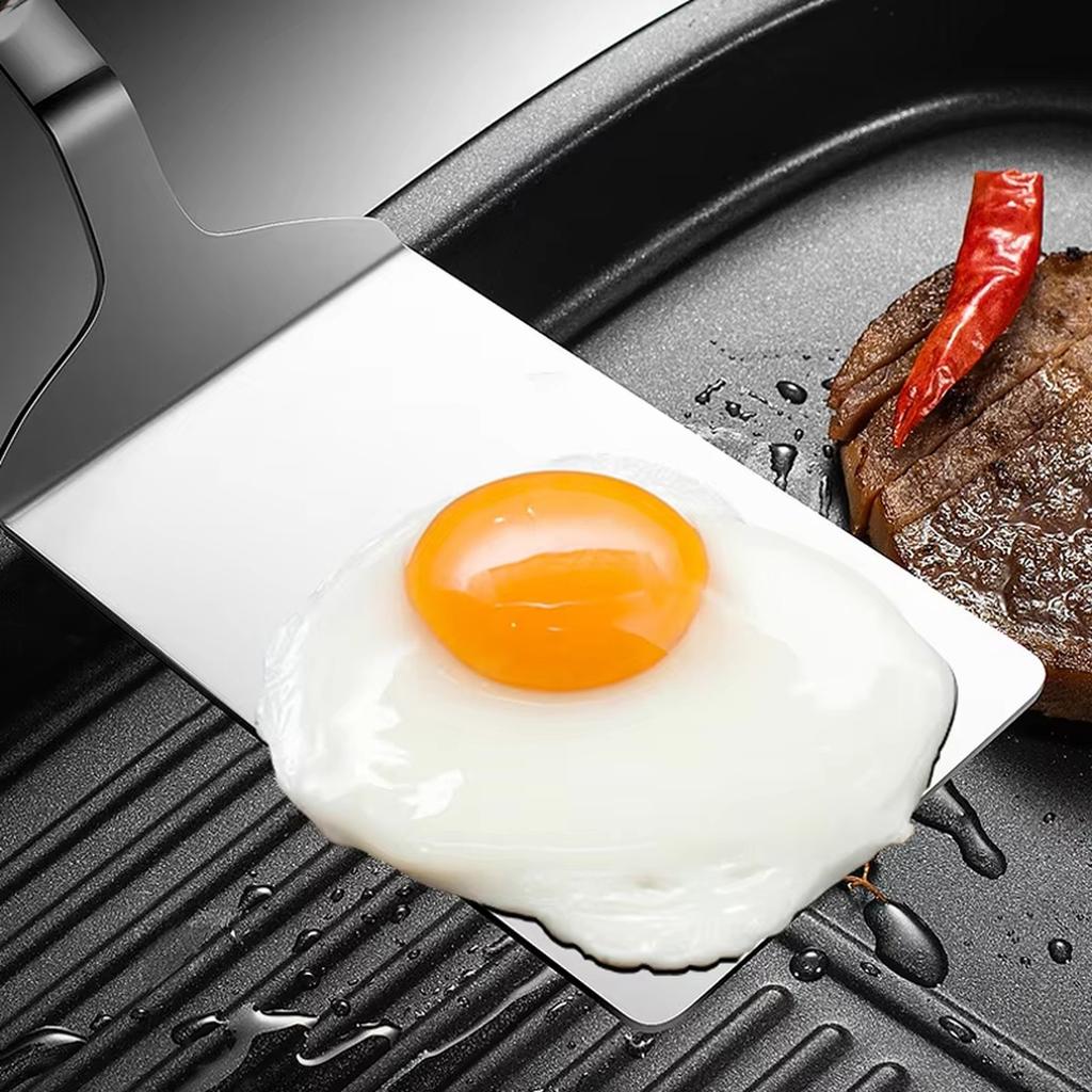 English: Stainless Steel Cooking Spatula for Steak Pizza Pancake Griddle Tools