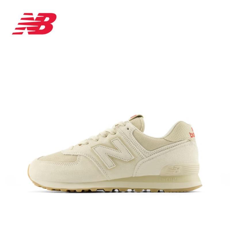 NEW BALANCE Классические Универсальные Удобные Спортивные и Повседневные Кроссовки для Мужчин и Женщин U5742EB 36 бежевый
