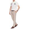 Polo Ralph Lauren FW23 Animal Logo Printed Polo Short Sleeve Shirt Men tops White 710910565-003