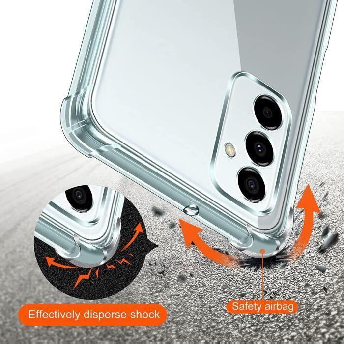 Coque - Samsung - Galaxy M23 - TPU Souple - Protection Antichoc - 3 Films Verre Trempé