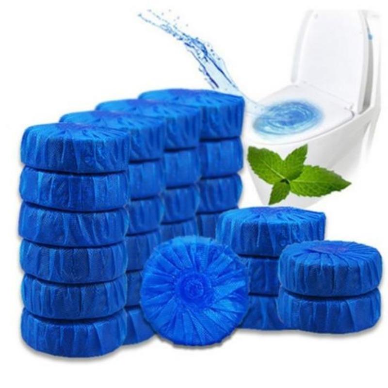 1/5/10/20PCS Desinfetante Automático Tanque Vaso Sanitário Removedor de Manchas Azul Detergente Limpador Doméstico
