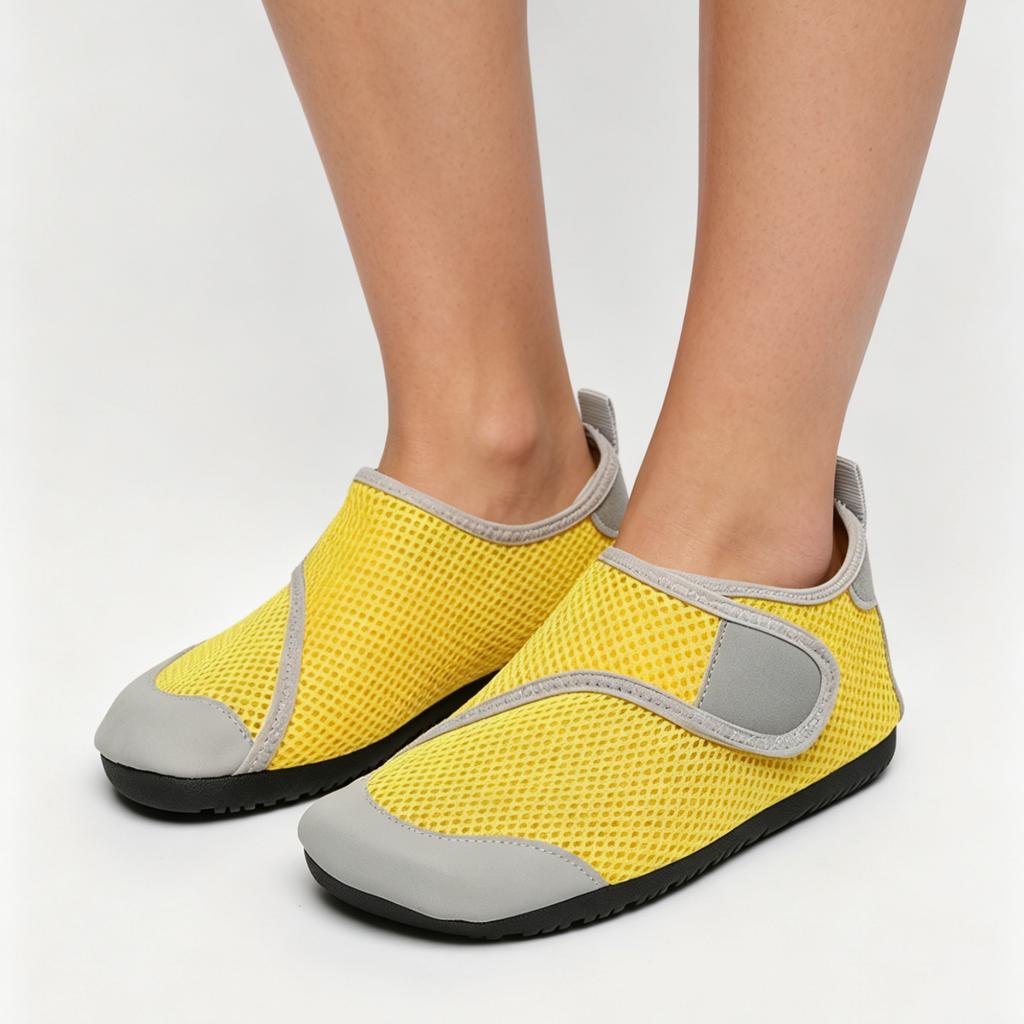 Women's Water Shoes Quick Drying Mesh Aqua Socks Lightweight Slip On Non Slip Sole for Beach Pool Surfing Water Sports