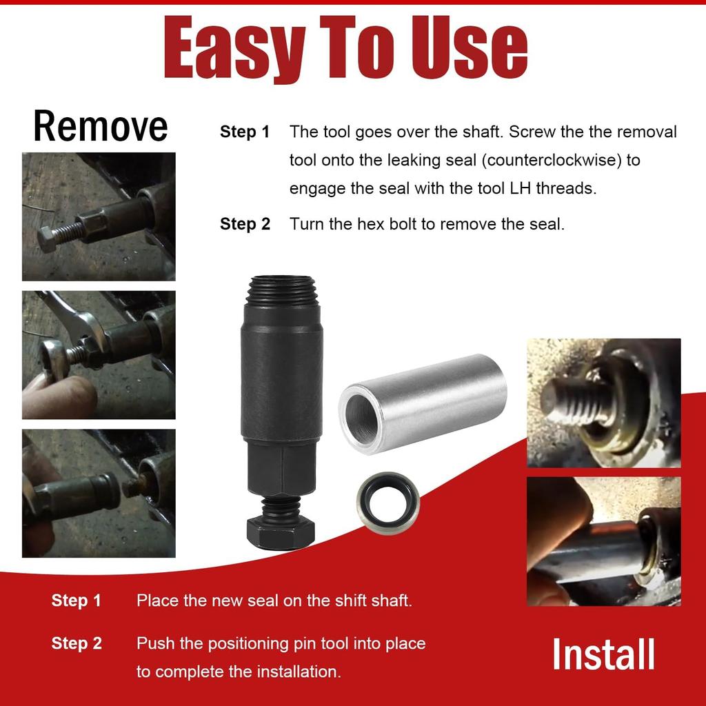Ersetzt für GM Getriebeschalthebel Dichtungsentferner Höher Kompatibel mit GM Turbo 300 350 400 425 475 700-R4 4L60 Inklusive Dichtung