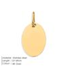 EMANCO Blank Oval Stainless Steel Mirror Polished Charms Can Make DIY Necklace Pendant Bracelet Wholesale Factory Outlet