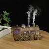 300ML Vintage Steam Train Air Diffuser Humidifier with 2-Color LED Light/2 Mist Modes Essential Oil Diffuser for Home Decor Gift