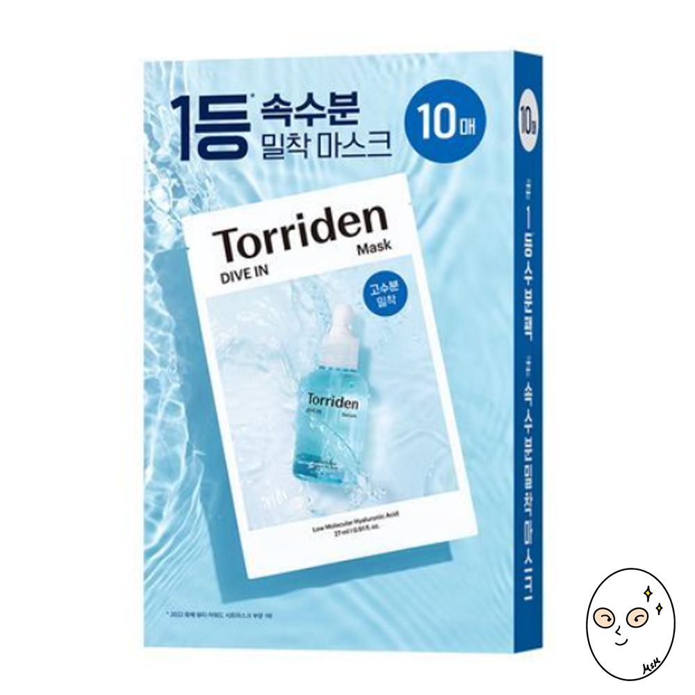 

TORRIDEN DIVE-IN Маска-патч с низкомолекулярной гиалуроновой кислотой (10 листов)