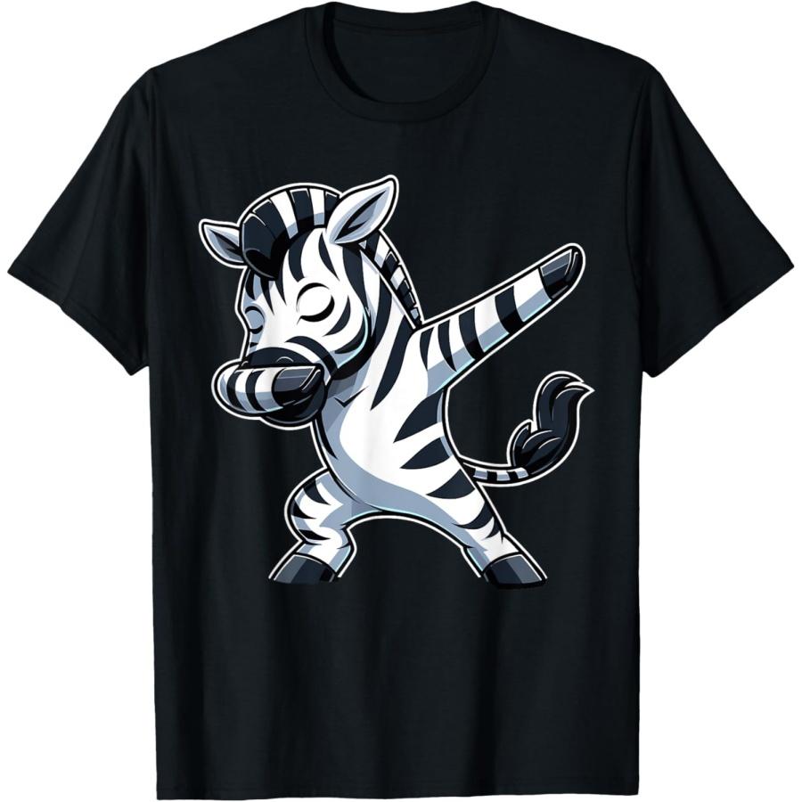 

Dabbing Zoo Animal Zebra T-Shirt XXXXXL чёрный