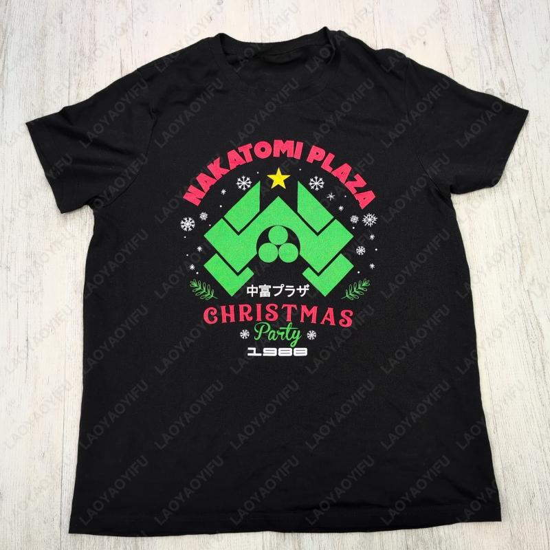 Die Hard Nakatomi Plaza Christmas Party 1988 Tees Gift Black Unisex Unisex Women Cotton Clothing Classics Vintage Streetwear Tshirt