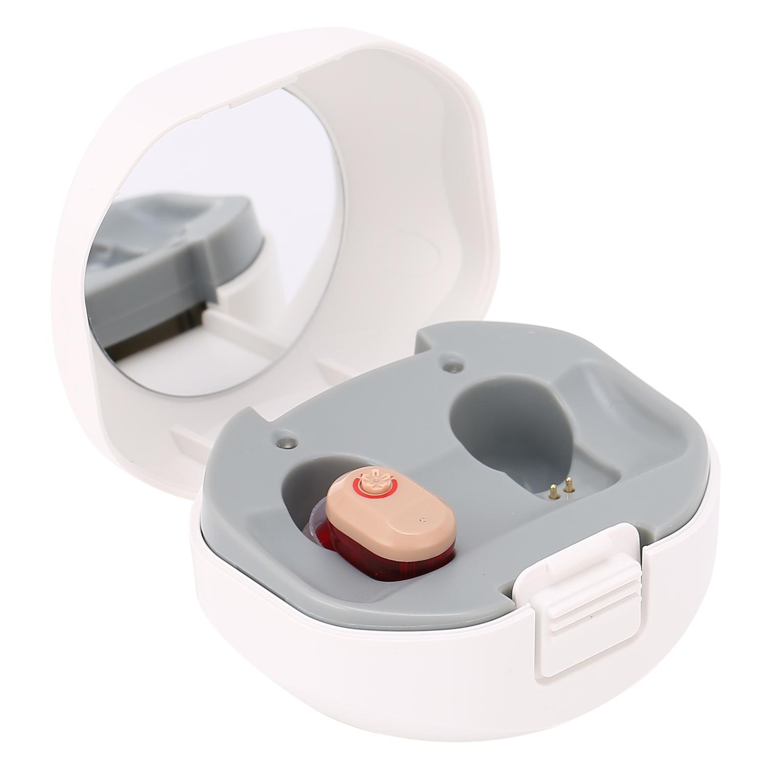 

CN127 Слуховой аппарат Усилитель Звука Беспроводной Перезаряжаемый Помощь для Слуха Правое Ухо Усилитель Звука Красный