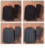 Men's Self-Heating Autumn/Winter Warm Base Layer Set: Breathable Cold-Proof Shirt & Leggings for Middle-Aged and Young