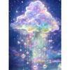 Kit Pittura con Perle Diamond Art Fai da Te per Adulti, Pittura Murale Artistica con Perle a Forma Speciale Nuvole Colorate per Decorazione Casa Ufficio Regalo Fatto a Mano