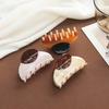 1pc Elegant Vintage French Hair Clip Two-Tone With Wood Grain & Marbled Design Perfect For Casual Daily Dressing Cute Hair Clips