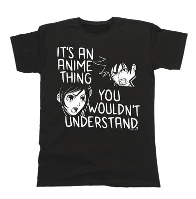 Anime T-Shirt Mens Womens Tees Top Its an Anime Thing You Wouldnt Understand Boys Girls 9/11 Yrs
