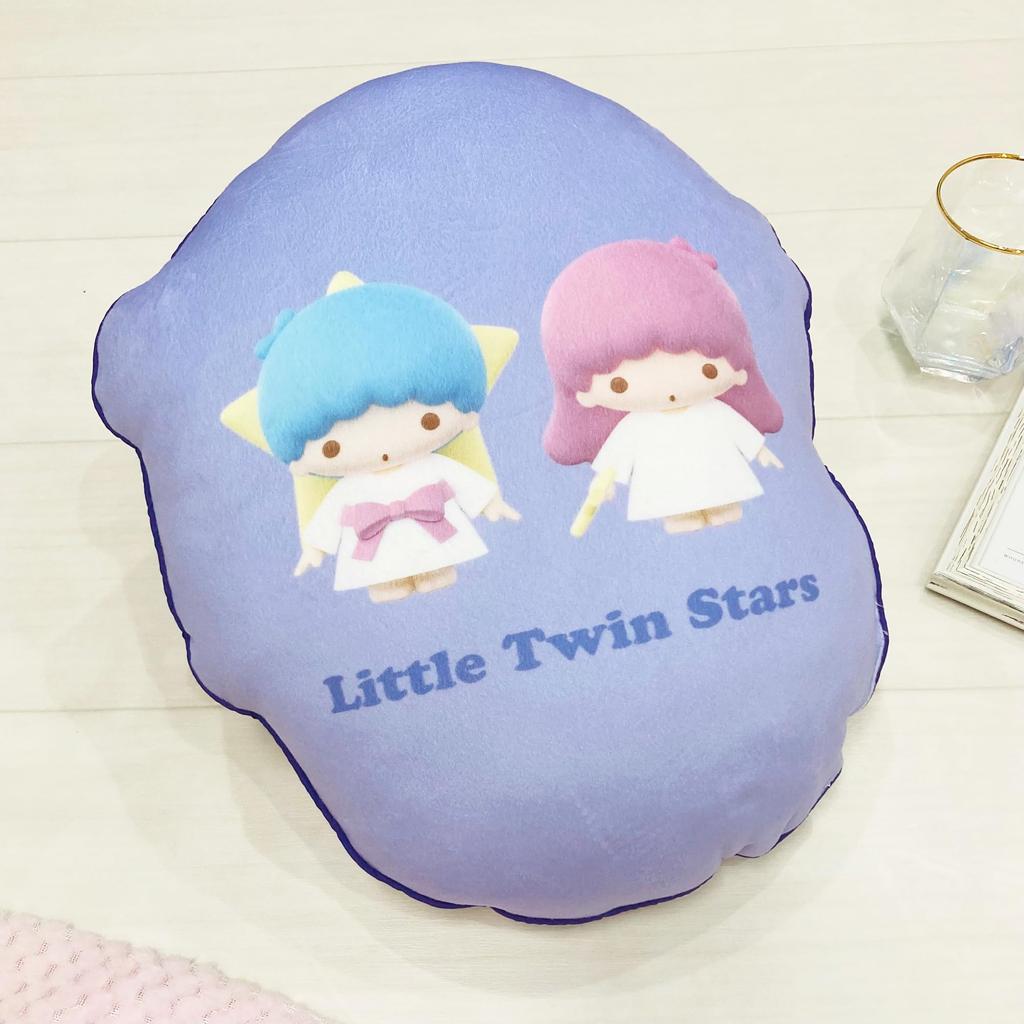MORIPiLO Body Sanrio Characters KikiLala Micro Plush Nap by Morishita Makura Pillow, (Die-Cut Cushion), Skin-Friendly Fabric, Toy, Pillow, 30x40x10cm,