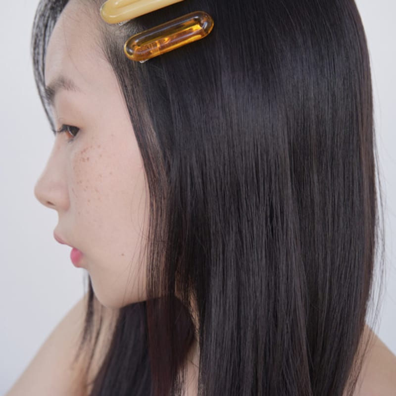 

APIOH pop glass hair pin space navy