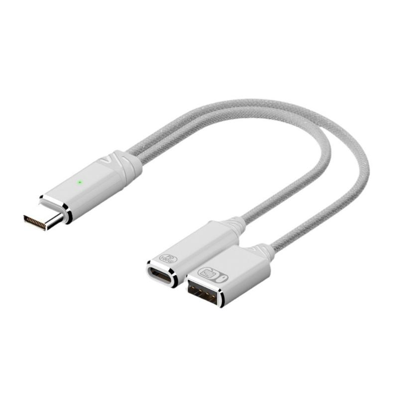 

C to USB OTG and Charger Adapter Cable for Type C Devices with Audios Capability Compatible for Phone Tablets Computer