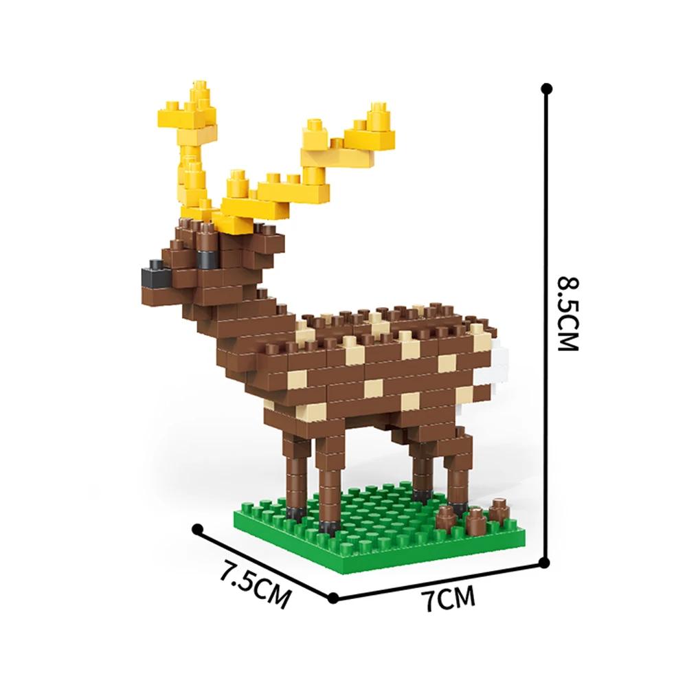 Crazy Animal Mini Toy Building Blocks - Sheep, Zebra, Cow, Camel, Alpaca DIY Stress Relief, Adorable Desktop Animal Decorations