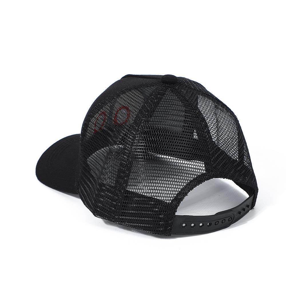 Mario Eye Embroidery Baseball Cap Outdoor Mesh Cap Summer Shade Breathable Mesh Hat