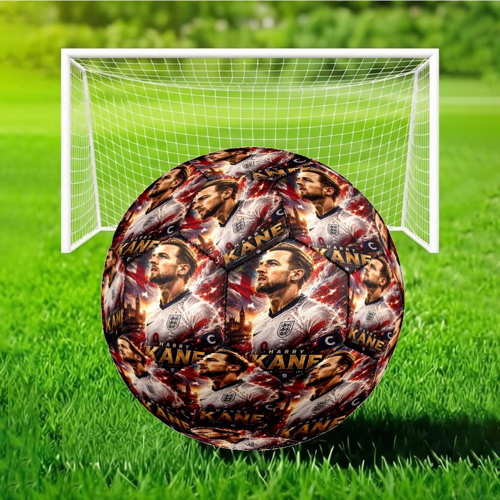 Pallone da Calcio Harry Kane Celebration Taglia 5, Cucito a Macchina, Morbido e Confortevole, Adatto per Allenamenti e Partite, Regalo per Fan