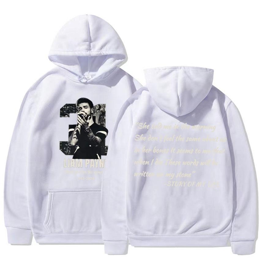 In Gedenken an Liam Payne Tribute 1993-2024 Pullover Hoodies Herren Damen Kleidung Harajuku Hip Hop Sweatshirt Hoodie Streetwear