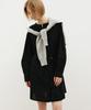 ARTID Round Neck Belted Shirt Dress_Black