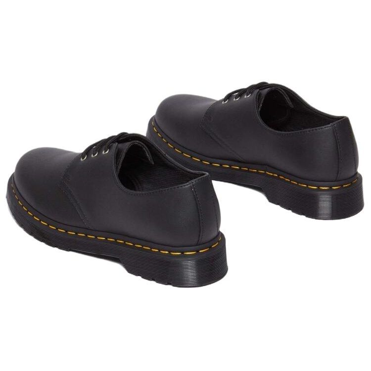Dr. Martens Leather Minimalist Comfortable Versatile Fashion Low-Top Casual Shoes Unisex Casual Shoes Black 31807001