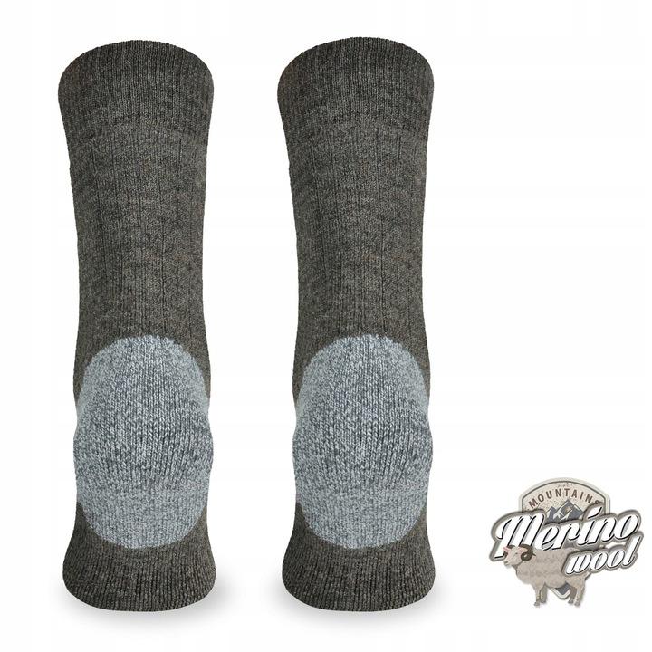 Grube Zimowe Skarpety Trekingowe Tre9 - 80% Merino