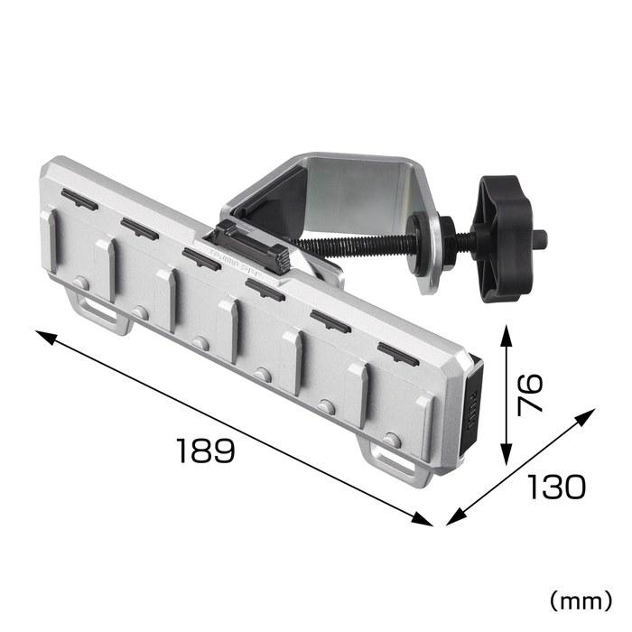 Tajima Safe System Clamp-Type 6-Pack for Safe Holder Step Ladders, Metal, Silver