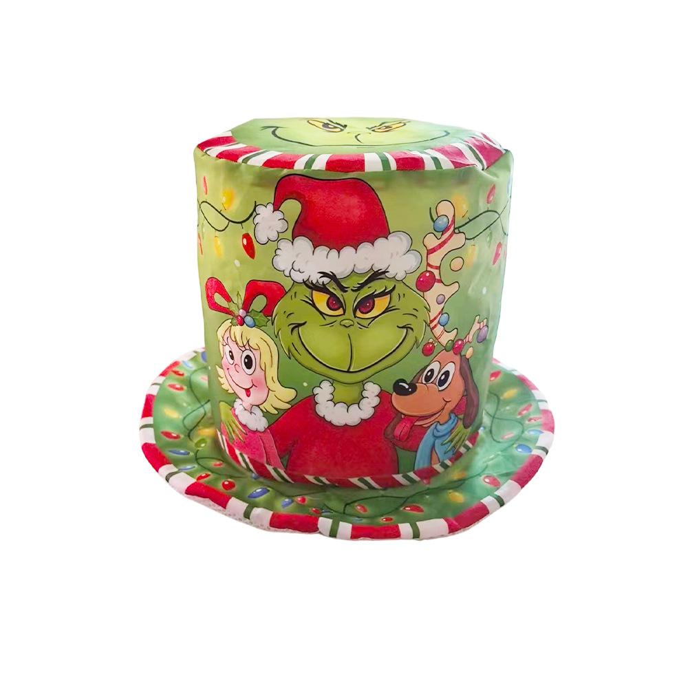 New American Christmas Hat Uncle Sam Hat Holiday Decoration Props Children's Cartoon Top Hat Top Hat