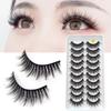 False Eyelashes Makeup 3D Thick Curled Eyelashes with Tapered End for Festival Gifts Choices