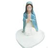 Betende Statue Schmuckablage Rosenkranzhalter Geburtstagsorganisator Skulptur für Anhänger Schmuckstück
