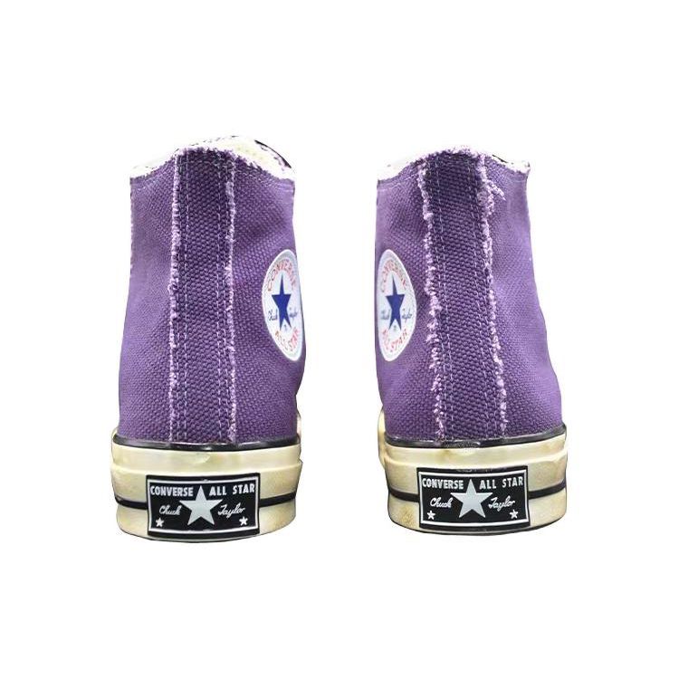 Converse 1970s Chuck Taylor All Star Vintage Classic Durable High-Top Canvas Shoes Unisex sneaker Purple 169755C