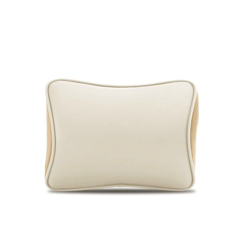 NAPPA Leather Car Neck Pillow For Tesla Model 3 Model Y Model X Auto Rear Seat Back Headrest Lumbar Supports Travel Cushion