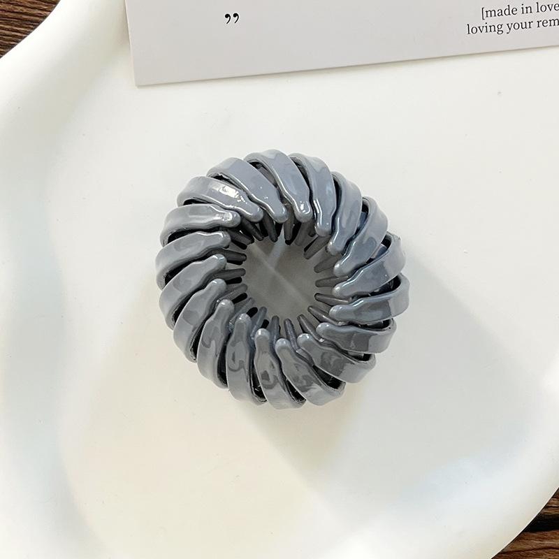 

Женская новая мода пластиковая заколка в форме птичьего гнезда для волос коготь держатель для пучка клетка палка аксессуары для девочек украшения для волос головной убор one size серый