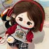 20Cm Cotton Doll Clothes T-Shirt Shorts Set With Necklace Cute Lovely Doll Suit Dress Up Diy Doll Accessories Kids Toys