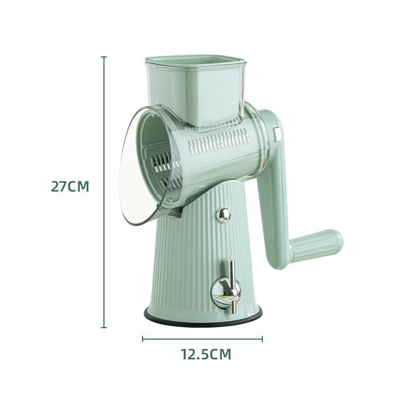 Tornado Hand-Crank Roller Vegetable Cutter: Multifunctional Kitchen Tool for Convenient Vegetable Slicing.