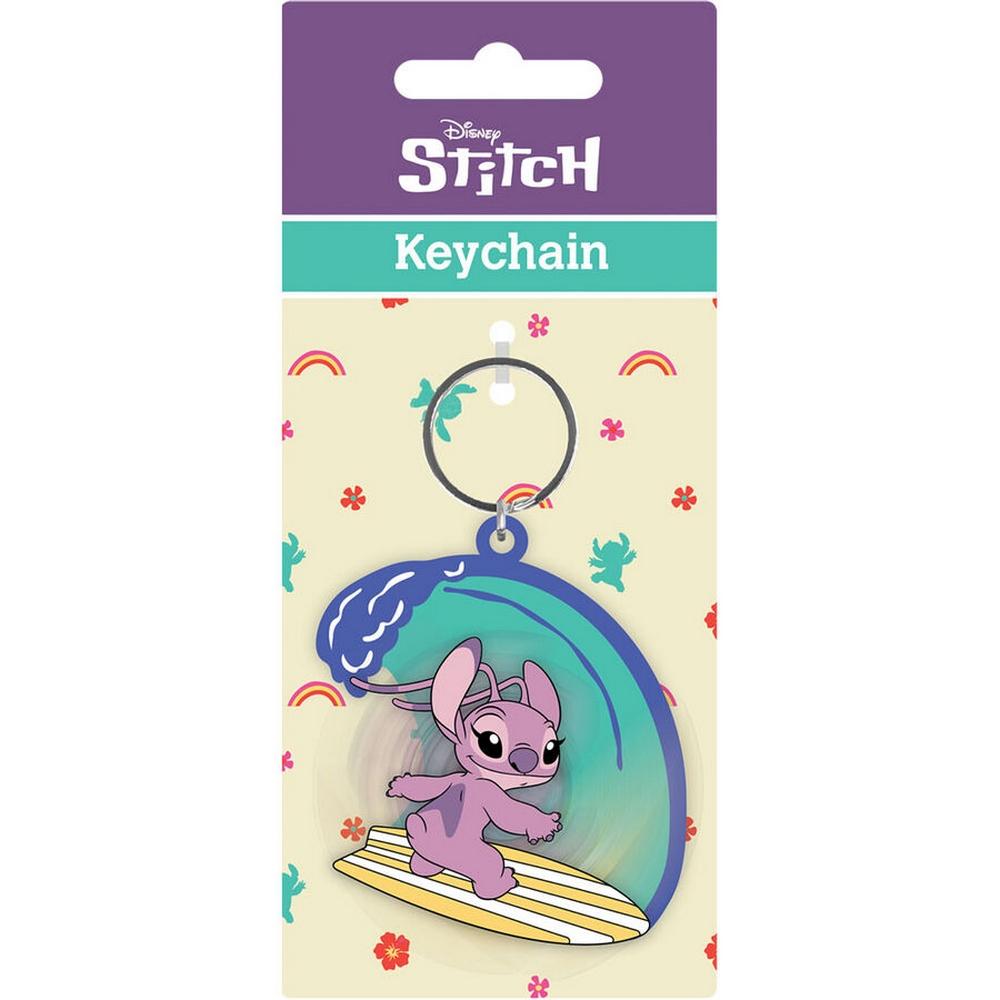 Lilo & Stitch Spinner Angel Keyring
