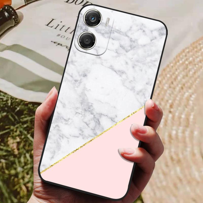 Custodia per Telefono Per Moto G06 Power 4G Cover Posteriore Guscio Antiurto Nero Silicone Morbida Cover Coque Per Motorola Moto G06 Custodie Fundas